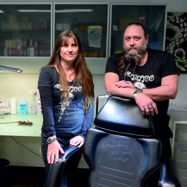 Andrea und Daniel sind Al Tattoo