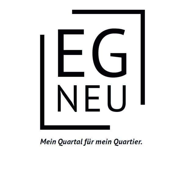 Auf dem Bild ist das Förderlogo des Ende 2023 ausgelaufenen Pop up Projekts das in der Innenstadt lief zu sehen