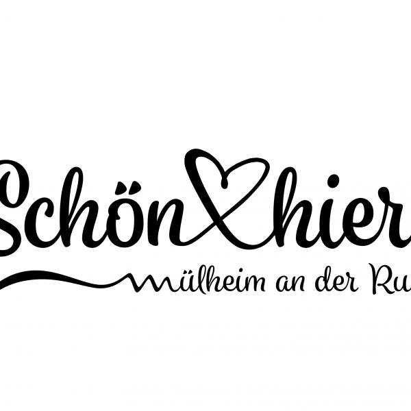 Schön hier Logo schwarz (Copyright)